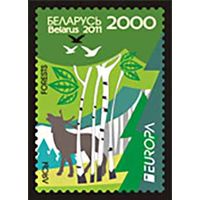 Марка " Европа. Леса" No по кат. РБ 870-871
