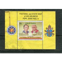 Филиппины. Визит Папы Павла II в Индонезию. Блок