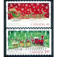 Канада - 2004г. - Рождество - 2 марки - гашёные. #3-WB-98-B-2