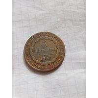 5 чентезимо 1826 года. Сардиния.