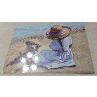 Посткроссинг. Открытка. 500 экз. Прошла почту. Чёткий штемпель первого дня гашения.