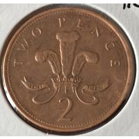 Великобритания. 2 пенса 2001 года.