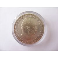 5 марок 1876 B. Пруссия Оригинал. Серебро 900.