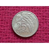 Тринидад и Тобаго 25 центов 2004 г.