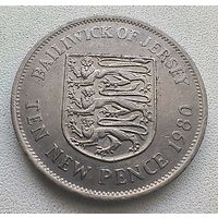 Джерси 10 Пенсов, 1980 6-12-18