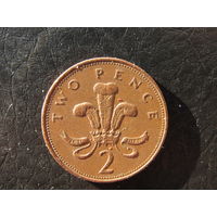 Британия. 2 пенса.1997. С 20 копеек. Распродажа коллекции. Смотрите другие лоты.