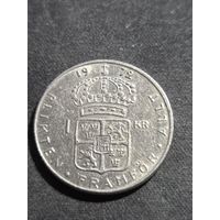 Швеция 1 крона 1972
