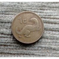 Werty71 Мальта 1 цент 1986 Корабль Ласка