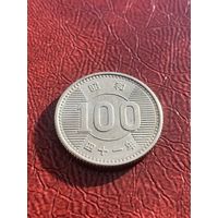 Япония 100 йен 1966 г серебро