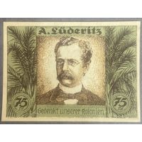 Нодгельд 75 пфеннигов 1921 год. Гамбург, Берлин, Бремен. Веймарская республика