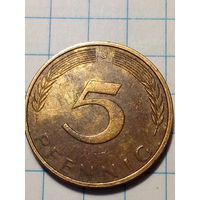 5 пфеннигов Германия 1973 J
