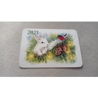 Календарик. 2023. Новый год, зайчик.
