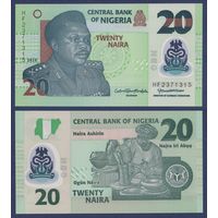 Нигерия, 20 найра 2020 г, P-34 (HF, полимер, генерал Муртала Рамат Мухаммед), UNC