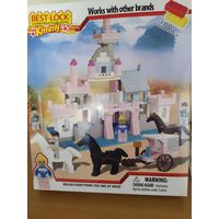 Конструктор для девочек Best Lock,330 элементов,Замок принцессы.Совместим с Лего