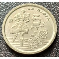 Испания 5 песет, 1996 Риоха     ( 1-8-3 )