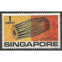 Сингапур. Индийский барабан. 1969г. Mi#107.