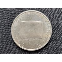 10 евро 2002 Германия 50 лет немецкому телевидению! Серебро 18 грамма 925 пробы! ВОЗМОЖЕН ОБМЕН!