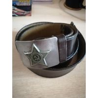 ПРЯЖКА солдатская военная , клеймо на месте