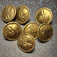 Пуговицы ввс ссср тяжелые латунь распродажа коллекции