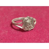 Кольцо с Гербом. Серебро Царская 84 проба.