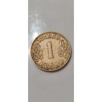 Исландия 1 крона 1946