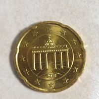 20 евроцентов 2021 G Германия