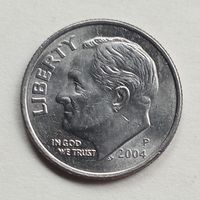 США. 10 центов 2004 "Р".