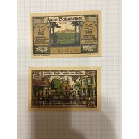 Нотгельд 25 пфеннигов. Германия. Веймарская республика Балленштадт-0201