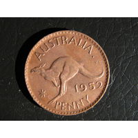 Австралия. Пенни. 1952. С 20 копеек. Распродажа коллекции. Смотрите другие лоты.