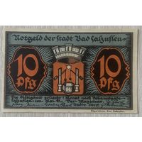Нотгельд 10 пфеннигов 1921 год. Зальцуфлен. Веймарская республика