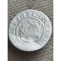 Распродажа - полугрош коронный (1/2 гроша) 1492-1501гг.,АЛЕКСАНДР ЯГЕЛОНЧИК, ВКЛ