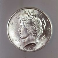 Доллар мирный 1922 США