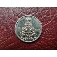 1 лат Латвия 2009 г. Ель.