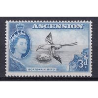 172.BrK. Великобритания. Колонии. Асенсьон. Елизавета II. Местные мотивы. 1956 г. 3d. Mi.#67.
