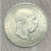 Монета Австро-Венгрия 2 кроны 1912 год. Франц Иосиф I.