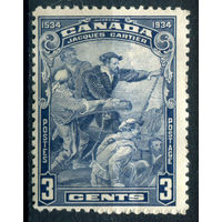 Британские колонии - Канада - 1934г. - Жак Картье, мореплаватель - 1 марка - полная серия, MH [Mi 175]. #3-WB-94-A-2