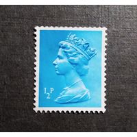 Марка Великобритания 1971 год Королева