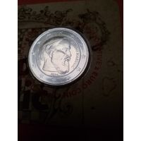 2 евро 2023 Хорватия. Юбилейные. 500 лет со дня смерти Марко Марулича. С рубля. (14)