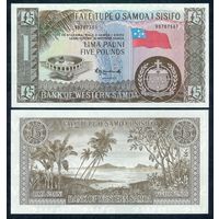 Самоа 5 тала 1963 (2020) год, UNC
