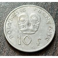 Французская Полинезия 10 франков, 2012    ( 1-12-6 )
