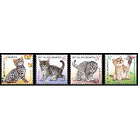 Серия марок 2017г Беларусь MNH 1174-1177  "Котята"