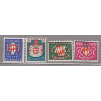 Герб Монако 1954 год лот  10 ЧИСТАЯ