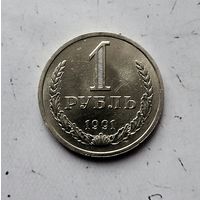 1 рубль 1991(Л) года СССР. Красивая монета! В коллекцию!