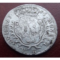 Пруссия. 6 крейцеров 1756