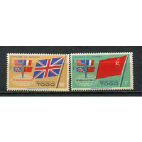 Того - 1960 - Флаги - 2 марки. MNH, MLH, MH.  (Лот 48HA)-T4P45