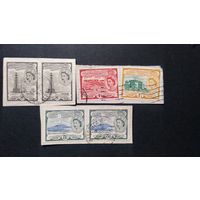 ВЕЛИКОБРИТАНИЯ. \24С\ Сент-Кристофер. Невис. Ангилья. 1954 г. Королева Елизавета