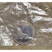 Тристан-да-Кунья 1 крона, 2011 Субтропический морской котик (остров Найтингейл)