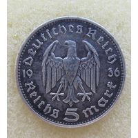 Все лоты с рубля.5 марок 1936 А,Германия
