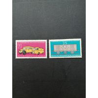 ГДР 1960 Полная серия марок "День почтовой марки" (чистые**) Mi.789-790 каталог 4.00 евро
