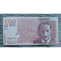 Werty71 Колумбия 1000 песо 2015 UNC банкнота